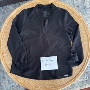 Figs Scrubs Rafaela Top Black